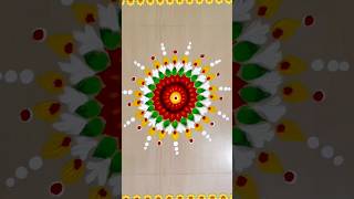 Daily simple rangoli  easy rangoli  Tulsi vivah rangoli easy  rangoli design 2024  shorts yt [upl. by Haiasi948]