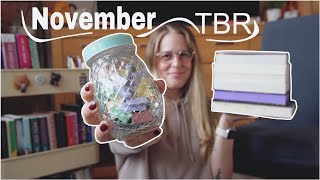 SUB GLAS sucht meinen TBR für November aus  TBR Prompts 11\24 Leseliste [upl. by Dacey]