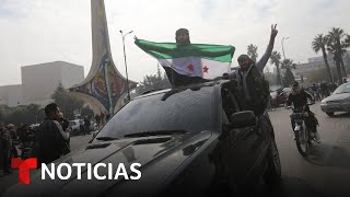 En 11 días los grupos rebeldes llegaron a Damasco y derrocaron a Bashar alAsad  Noticias Telemundo [upl. by Brinson647]