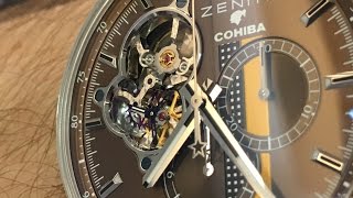 Zenith Chronomaster El primero Cohiba edition [upl. by Hauck]