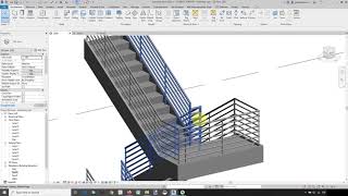 Personalización de multistory stairs y transiciones de barandas en Revit [upl. by Holna]