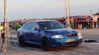 Skoda Octavia 2 RS  Bimoto   DragRacing Arad  16 60ft amp ET109 [upl. by Imeaj927]