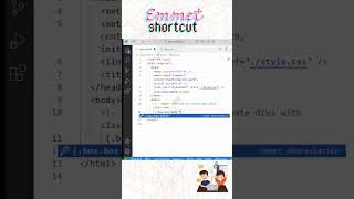 Create Divs with Class Names Using Emmet Shortcut  Quick amp Easy Tutorial emmet webdevelopment [upl. by Bamby15]