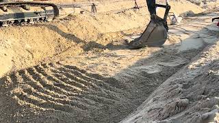 Efficient Backfilling and Leveling Techniques with a Backhoe Excavator StepbyStep Guide [upl. by Airdnekal317]