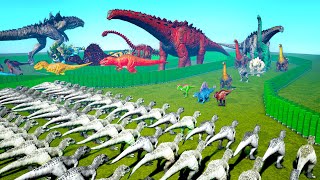 EPIC 100 INDOMINUS REX DEATHRUN🌪️  ARK SA [upl. by Hakeber39]