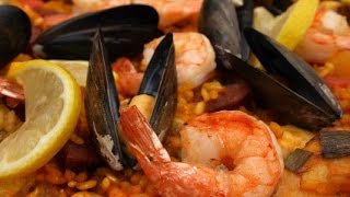 Paella Recipe  How to Make Paella  The Frugal Chef [upl. by Eelan]