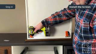 HowTo Install Your Frameless Drawer Box [upl. by Nawoj]