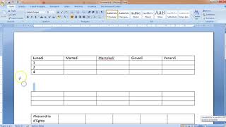 Guida al Word  Come inserire righe e colonne aggiuntive ad una tabella [upl. by Modestine]