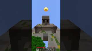 Golem Called a Friend vs Angry Emoji Reaction shorts minecraft meme [upl. by Sioux684]