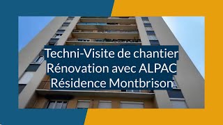 Rénovation énergétique de la Résidence Montbrison  les précadres ALPAC font la différence [upl. by Neelik]