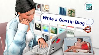 Starting a Gossip Magazine 📝 EP 4  The Sims 4 For Rent [upl. by Klatt892]