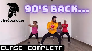 Rutina Completa para quemar grasa  30 minutos de baile  Ritmos latinos de los 90s [upl. by Neetsuj579]