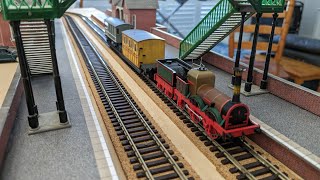 Jennys model railway 00 gauge Rosedale December 5 2023 We took Thunderbolt out of the museum [upl. by Atteloiv365]