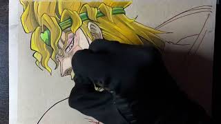 Dio Brando Jojo’s Bizarre Adventure  Dibujo [upl. by Xineohp850]