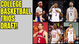 Snake Drafting The Best GFC Trios In College Basketball [upl. by Eerat]