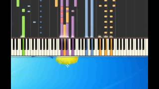 Abbandonati amore Anka Paul Piano tutorial by Synthesia [upl. by Epilif]