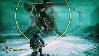 Kratos kills Groa wolf God of war ragnarok pc [upl. by Sarita]