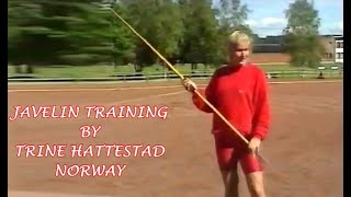 Javelin training by Trine Hattestad Norway [upl. by Solohcin]