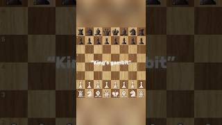 King’s gambit chess trap  Easy way to checkmate trap chess views chessgame learnchesstactics [upl. by Aman]