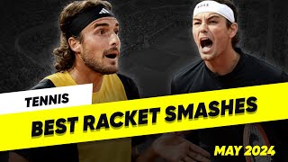 Tennis BEST Racket Smashes amp Angry Moments  May 2024 [upl. by Mcdowell]