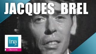 Jacques Brel quotNe me quitte pasquot live officiel  Archive INA [upl. by Samled]