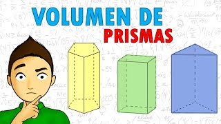 VOLUMEN DE PRISMAS Super facil [upl. by Claudelle667]