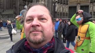 VäterFlashMob Köln 2622017 Dauer 6min [upl. by Rikahs]