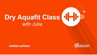 Dry Aquafit Class with Julia [upl. by Alehcim]