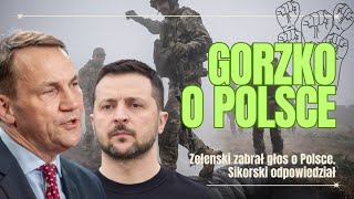 Sikorski odpowiada Zełenskiemu Gorzko o Polsce sikorski zelensky zelenski ukraina wojna pomoc [upl. by Ajay]