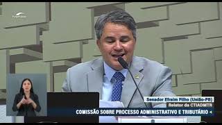 Senador Efraim Filho fala sobre colaboração da Atricon em propostas [upl. by Aitsirk246]