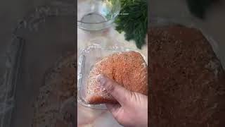 Gravlax de saumon saumon salmon seafood recettefacile recettesimple shorts cookingvideo [upl. by Dimah]