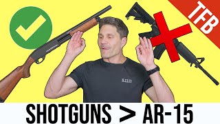 6 Reasons Why a Shotgun is Better than an AR15 [upl. by Ennovi]