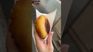 Worlds Best Creme Brulee Donut foodtraveljapan [upl. by Sirred]