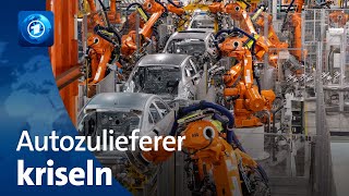 Schwierige Lage für deutsche Autozulieferer [upl. by Africah328]