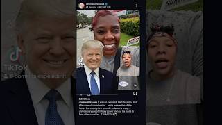 Tasha K looses 5000 followers tashak trump kamalaharris vote [upl. by Nyltyak]