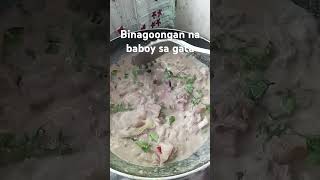 my version of binagoongan na baboy sa gata [upl. by Nnylekoorb]