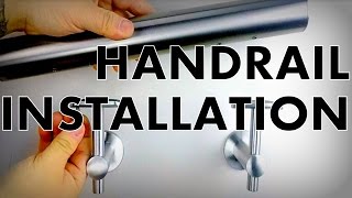 Instruction Video Handrail Installation to Handrail Wall Bracket [upl. by Kahl236]