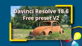 DaVinci Resolve 186 FREE PRESET Rectangle Neon Picture Frame V2 [upl. by Anoyek517]