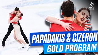 Stunning gold performance by Papadakis amp Cizeron ⛸ [upl. by Mckeon]