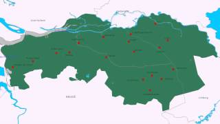 Topografie Provincie NoordBrabant [upl. by Aleekat]