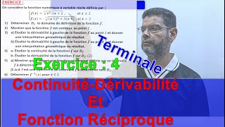 Exercice 4 ContinuitéDérivabilité Et Fonction Réciproque [upl. by Esekram]