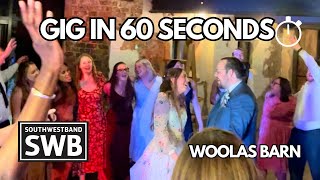 Wedding Band in York  SouthWestBand live UK wedding band for hire at Woolas Barn Yorkshire [upl. by Laddie]