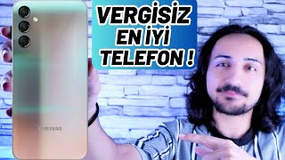 VERGİSİZ EN İYİ TELEFONU ALDIM  Samsung Galaxy A24 İnceleme [upl. by Abehsile]