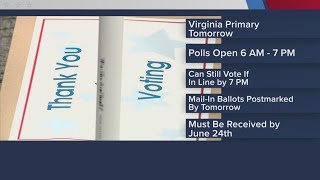 Virginia Primary begins Tuesday [upl. by Annayehc]