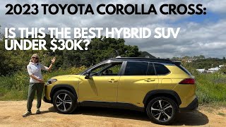 BEST Hybrid SUV Under 30k 2023 Toyota Corolla Cross [upl. by Lahpos]