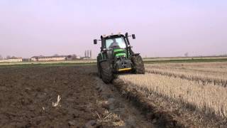 PLOUGHING 2014  2 DEUTZFAHR Agrotron 630 TTV amp M620  LEMKEN EurOpal 6 [upl. by Celesta777]