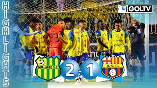 Gualaceo SC 2  1 Barcelona SC  GOLES  Liga Pro Ecuador [upl. by Acyssej]