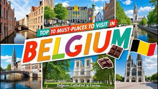 Top 10 MustVisit Places in Belgium From Medieval Charm to Modern Delights [upl. by Roswald]