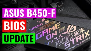 How to Update BIOS  ASUS ROG STRIX B450F Gaming Motherboard  Flash Drive  USB Stick [upl. by Remark]