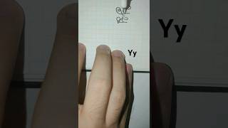 Beginner Calligraphy Letter Yy Left Handed shorts easy basic calligraphyart artist leftist [upl. by Kokoruda]